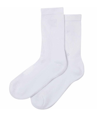 Senior White Sports Socks 2pk