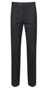 Grey Pants with Adjustable Waist