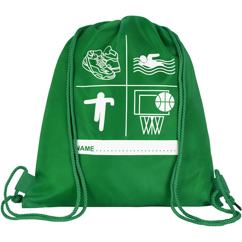 Zeta Green Gym Bag