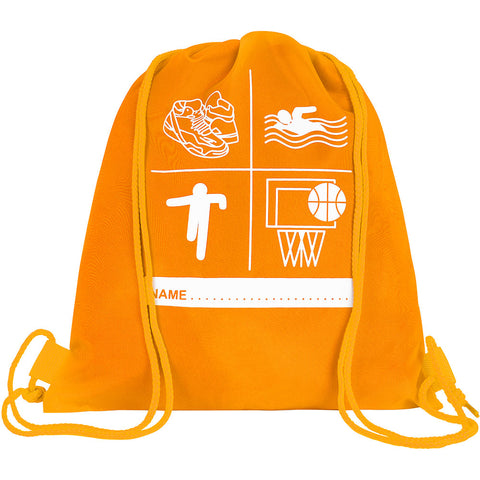 Kappa Orange Gym Bag