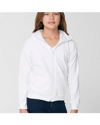 St. Jude's Academy White Zipper Hoodie (Crested)